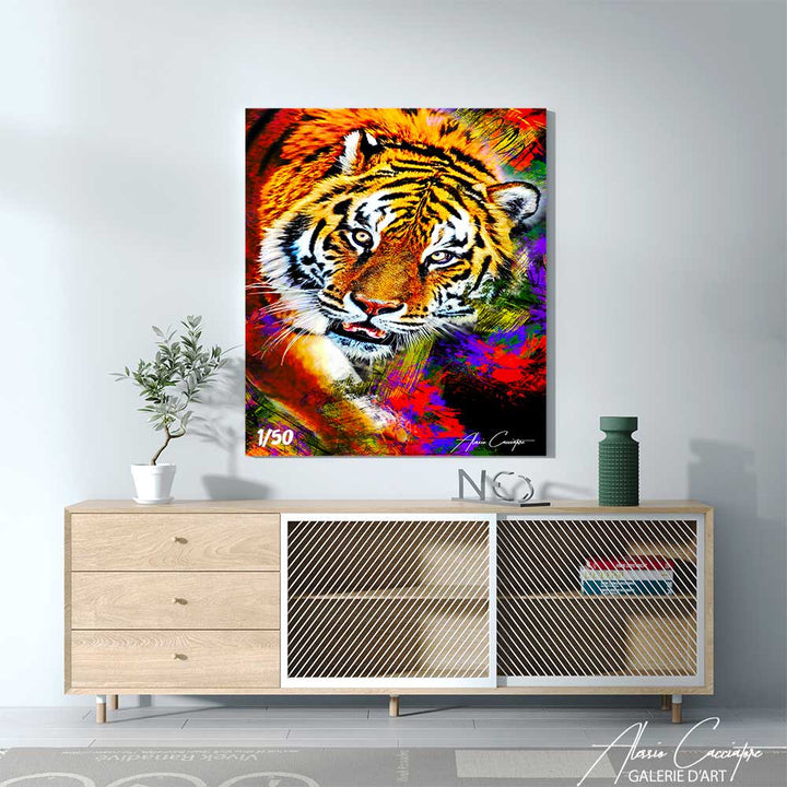 Peinture Tableau Tigre 