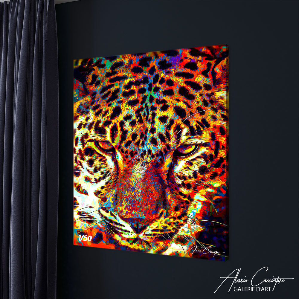 peinture leopard