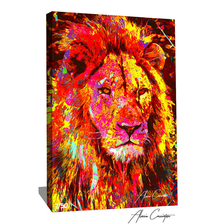 peinture lion