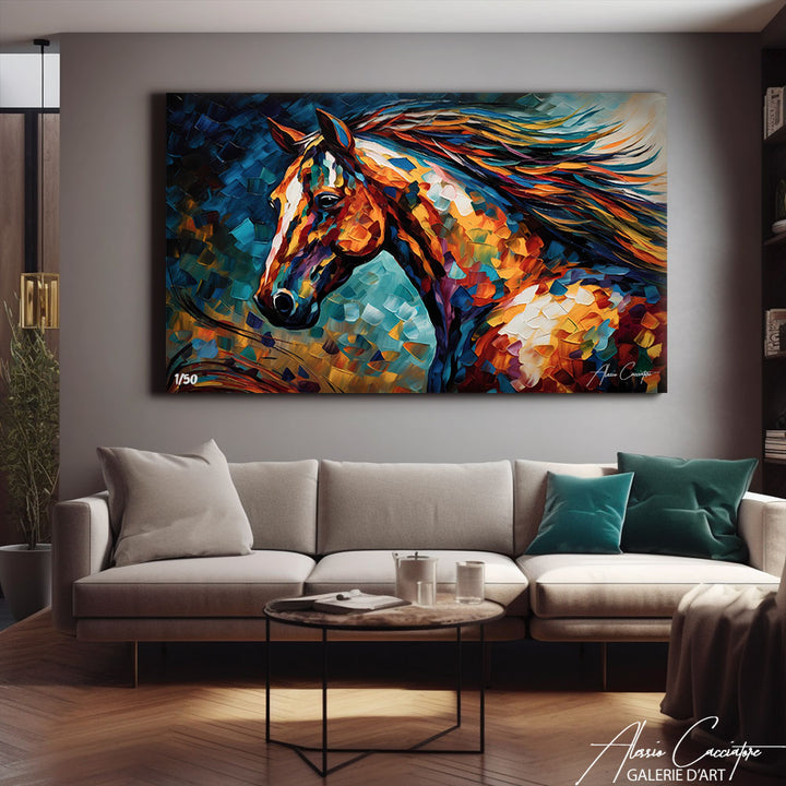 peinture cheval moderne