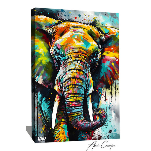 peinture éléphant 