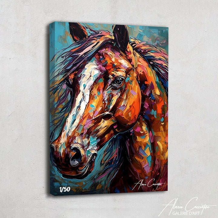 tableau portrait cheval