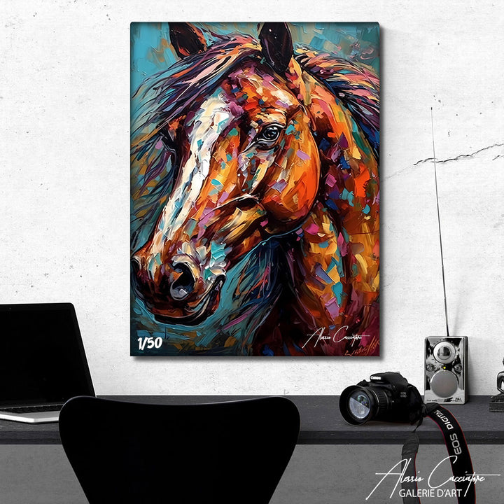 tableau portrait cheval