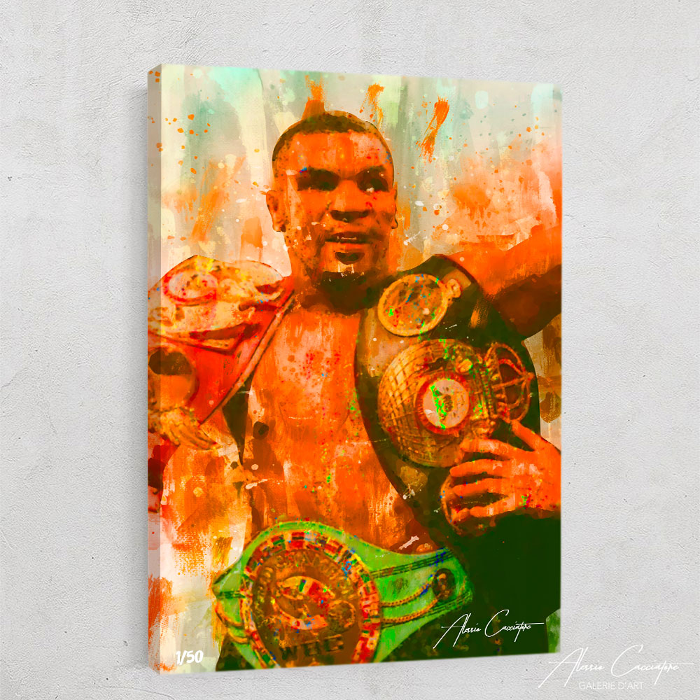 peinture mike tyson