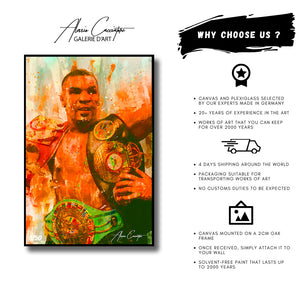 mike tyson art print