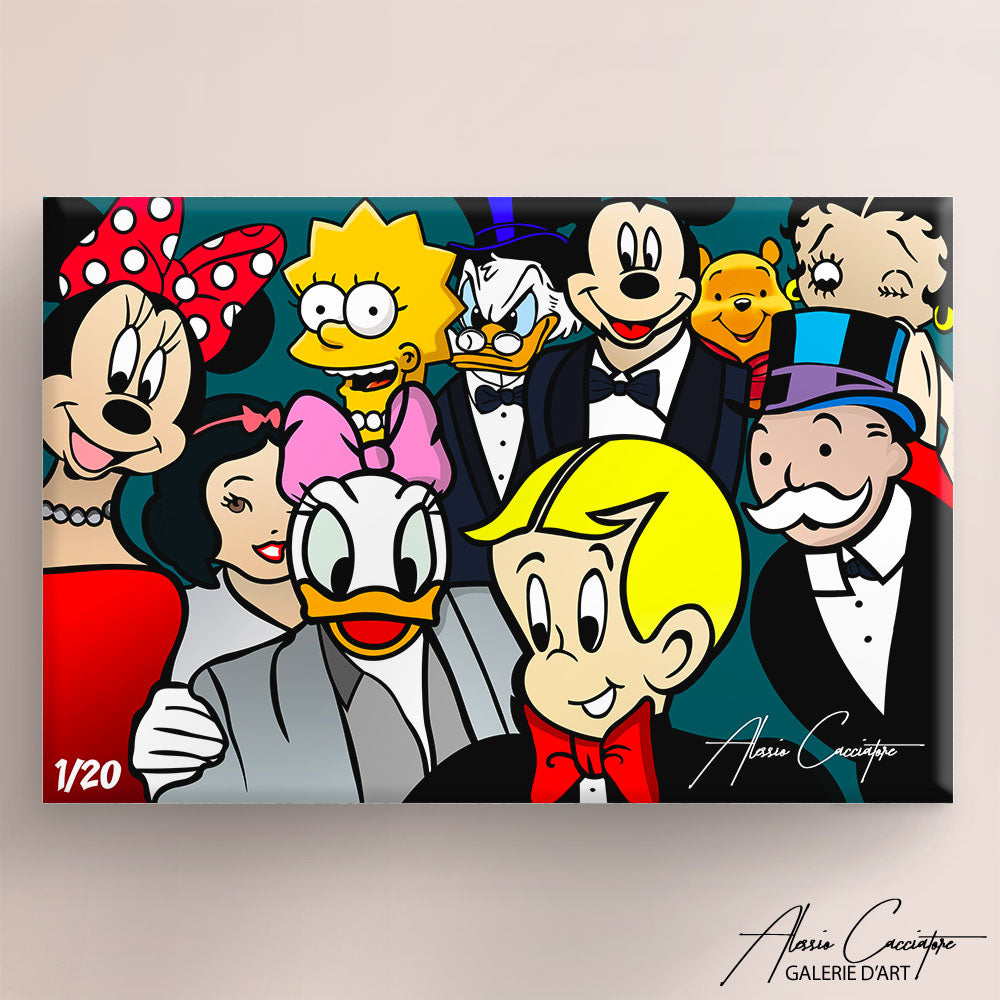 tableau disney pop art