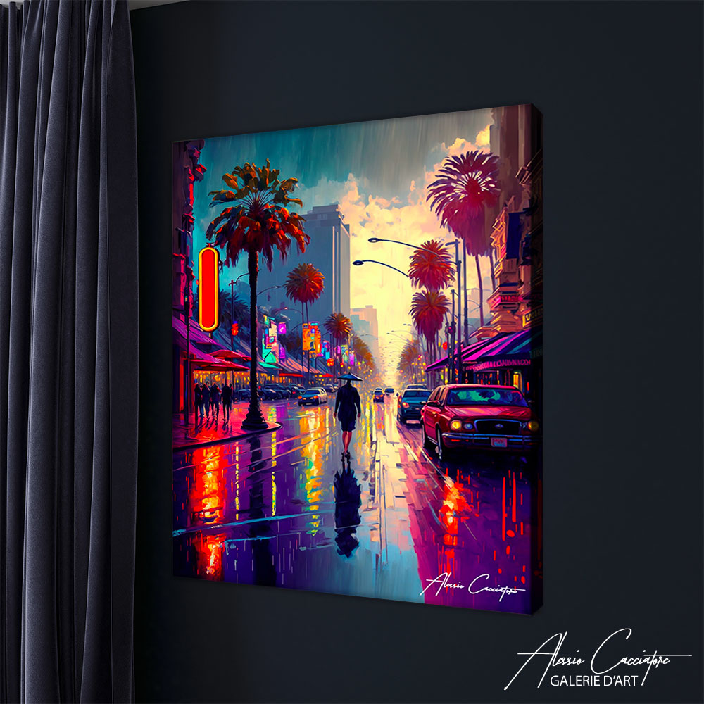 peinture los angeles moderne 