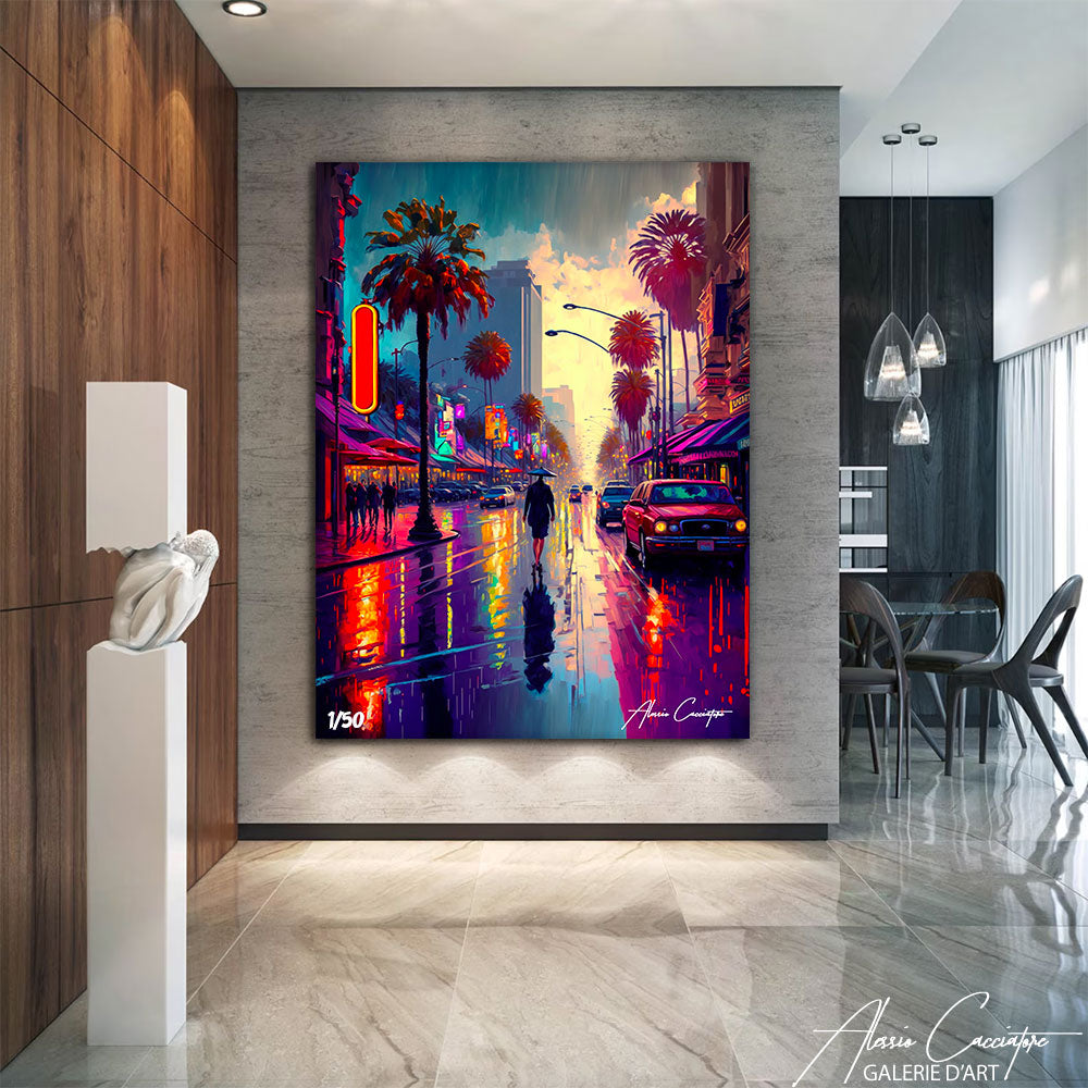 tableau los angeles moderne