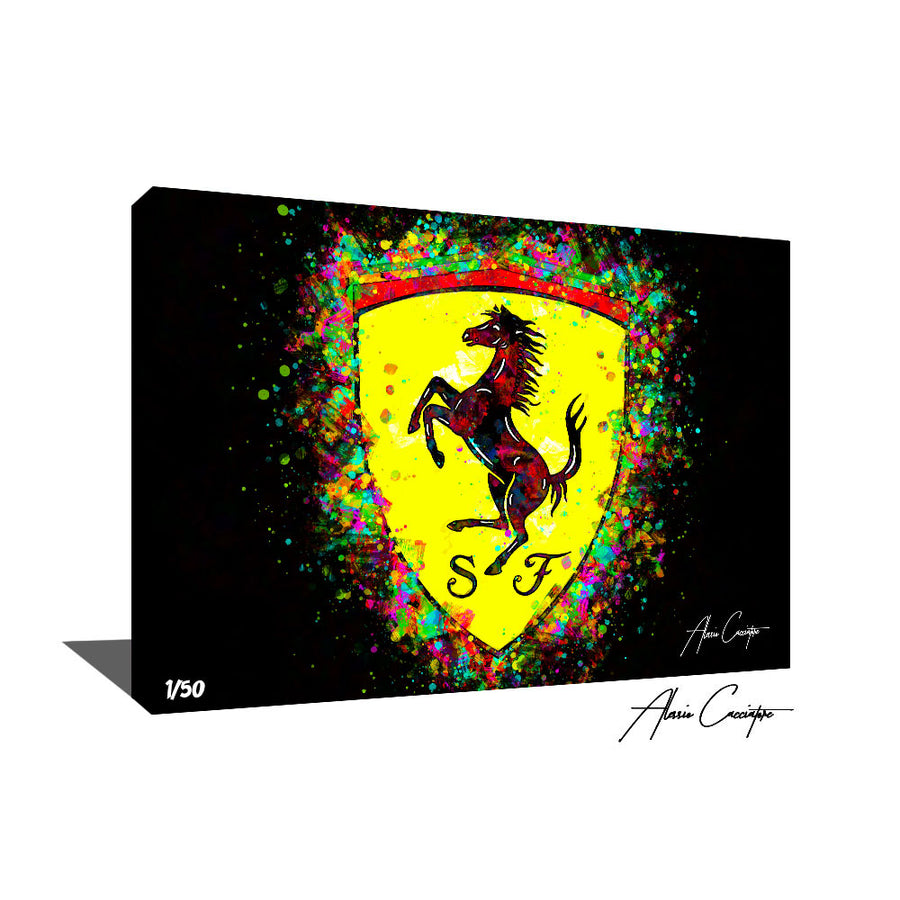 tableau logo ferrari