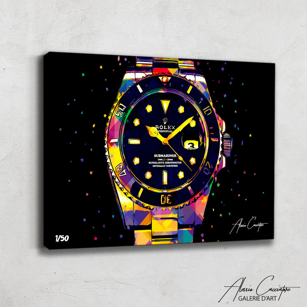 rolex watch poster
