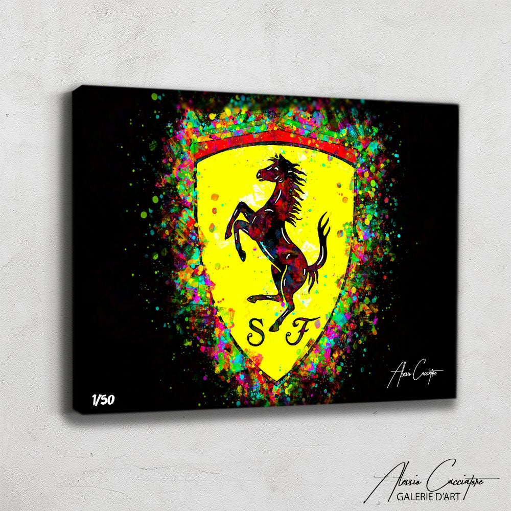 poster logo ferrari