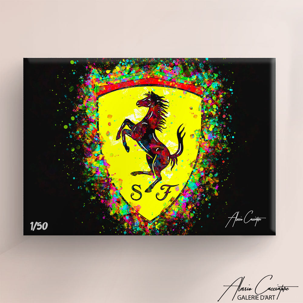 tableau logo ferrari
