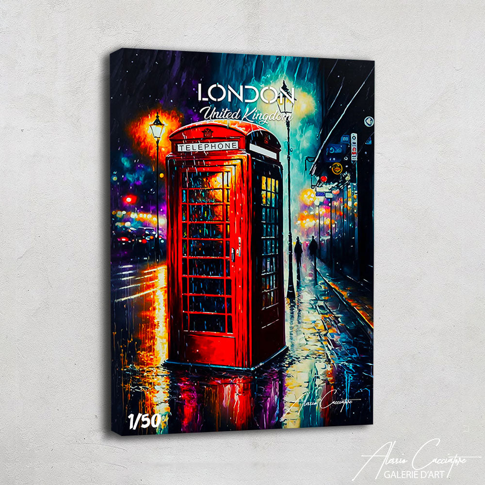 peinture cabine téléphonique