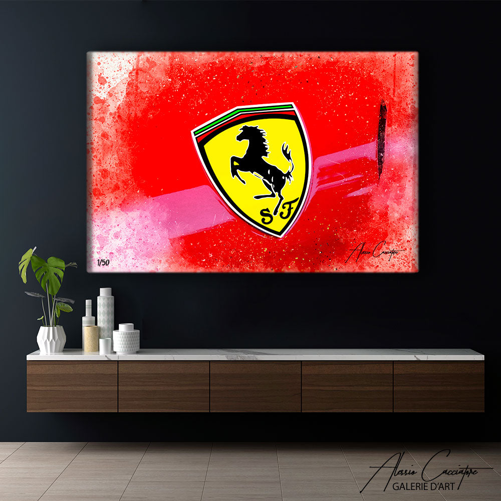 tableau logo ferrari