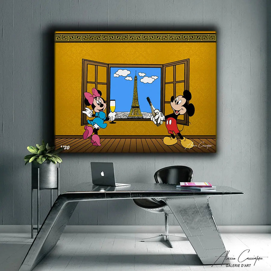 tableau mickey minnie – mise en situation