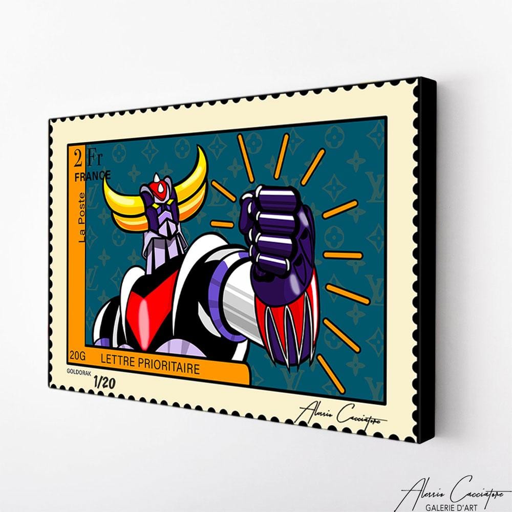 Goldorak en Version Street Art – Toile Canvas Résistante | Boutique